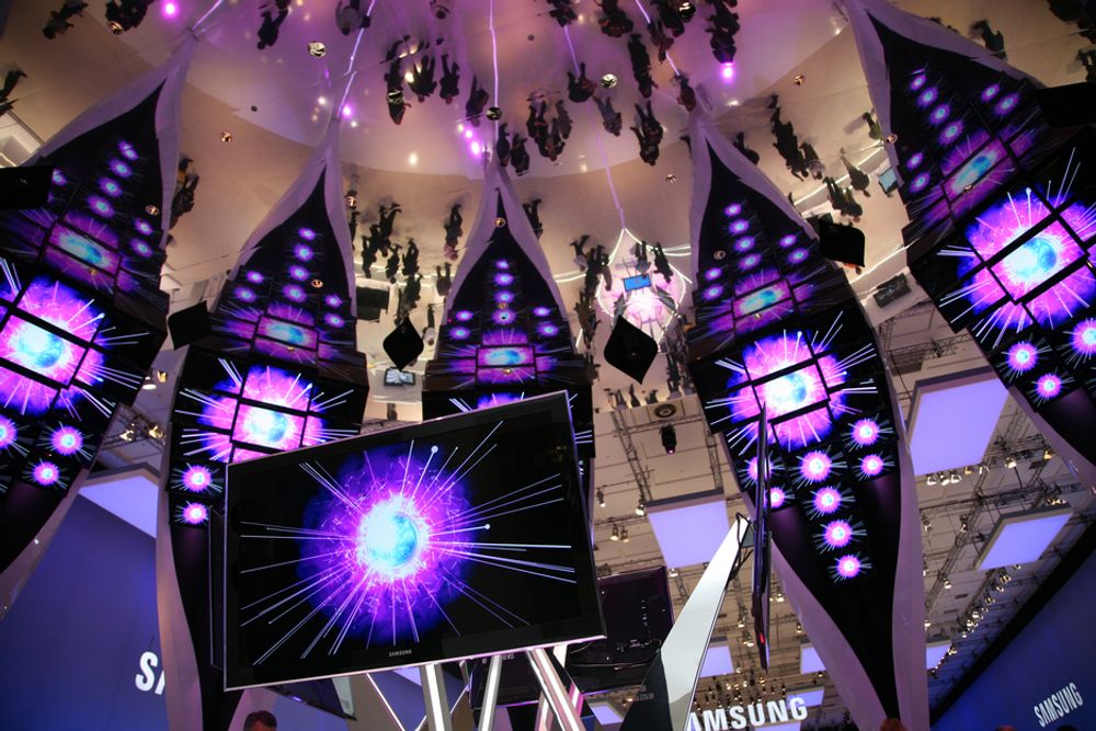 IFA: Samsung har utvilsomt messas mest imponerende hall / stand.