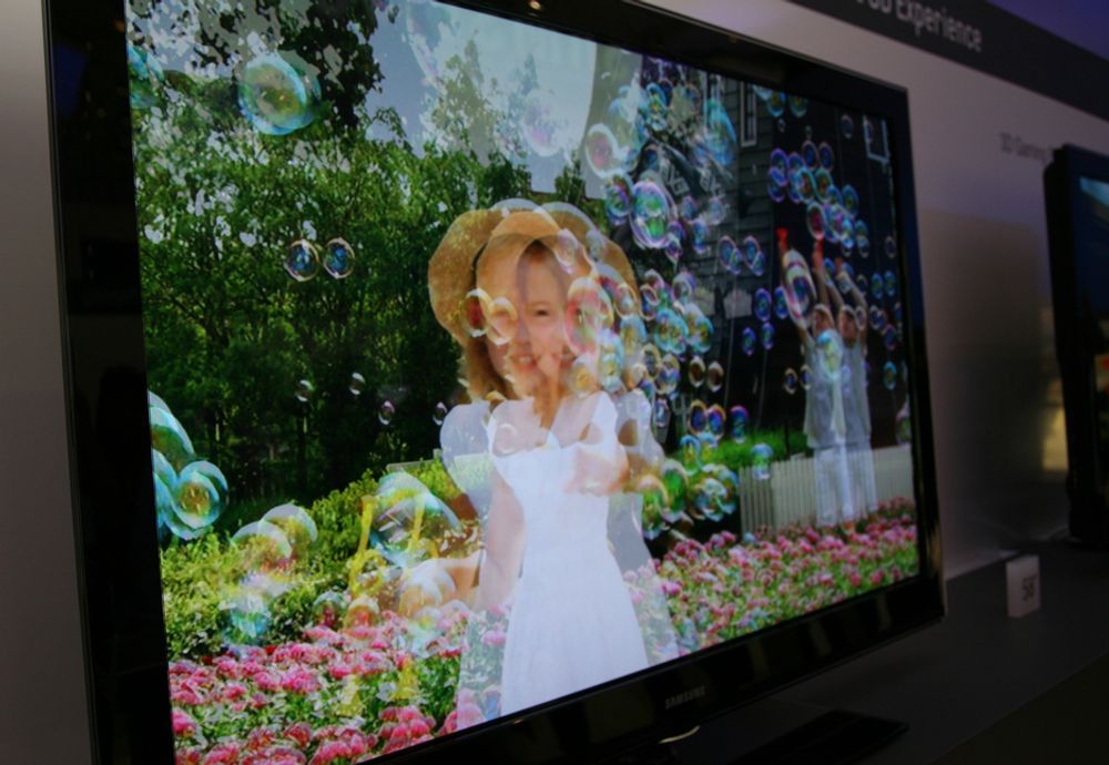 IFA: Denne 3D-TV-en fra Samsung krever briller.