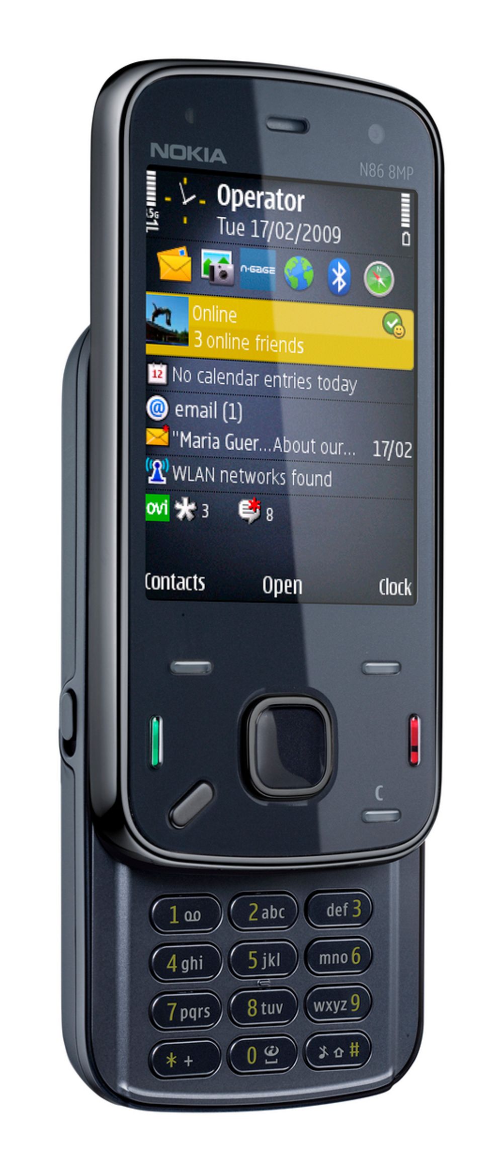 N86 er en relativt massiv mobil med sine 149 gram. Billig blir den heller ikke.
