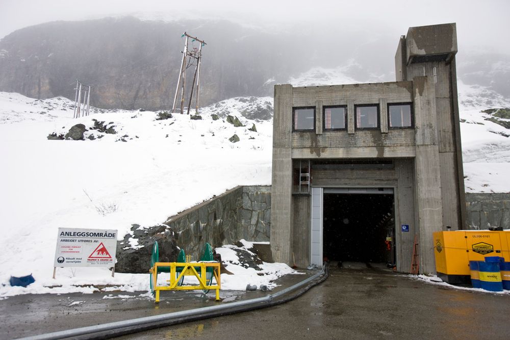 Svandalsflona kraftverk der to personer omkom etter at det gikk et ras i Hydros vannkraftanlegg Røldal-Suldal.