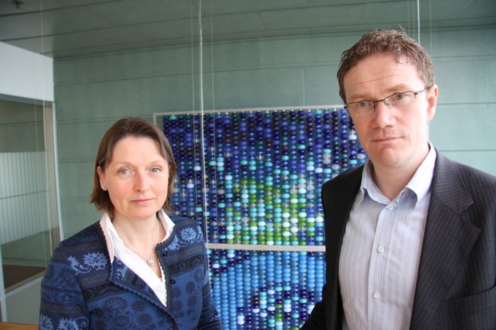 Kari Rømcke og John Vigrestad i Norsk Industri