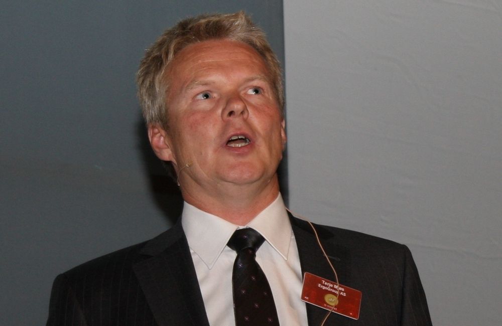 Størst: Ergo-sjef Terje Mjøs har solgt IT-løsning til et av landets største kundesentra.