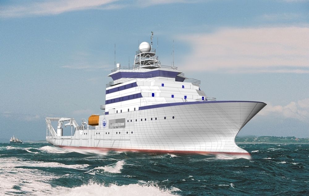 STORESØSTER: Havforskningsskipet ORV Sagar Nidhi ble bygget ved italienske Fincantieri for Indias National Institute of Ocean Technology. Skipet Wärtsilä Ship Design nå skal tegne, blir noe mindre med sine 96 meter.
