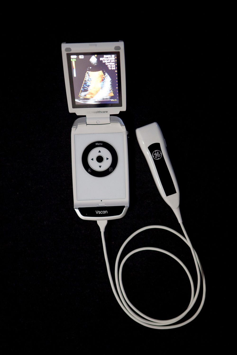 VINNEREN: Vscan er liten og portabel. Designet minner om en iPod og utviklerne innrømmer at de har latt seg inspirere av Apple.