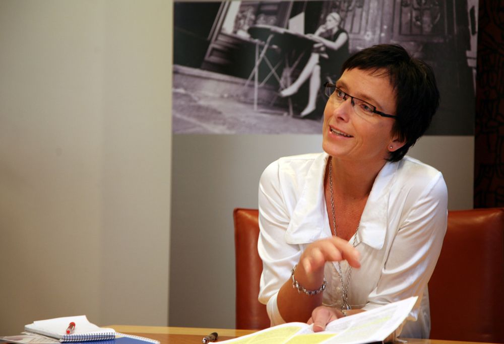 UNØDVENDIG? Heidi Grande Røys leder Fornyings- og administrasjonsdepartementet (FAD). Det er ett av fire departementer Høyre foreslår å fjerne.