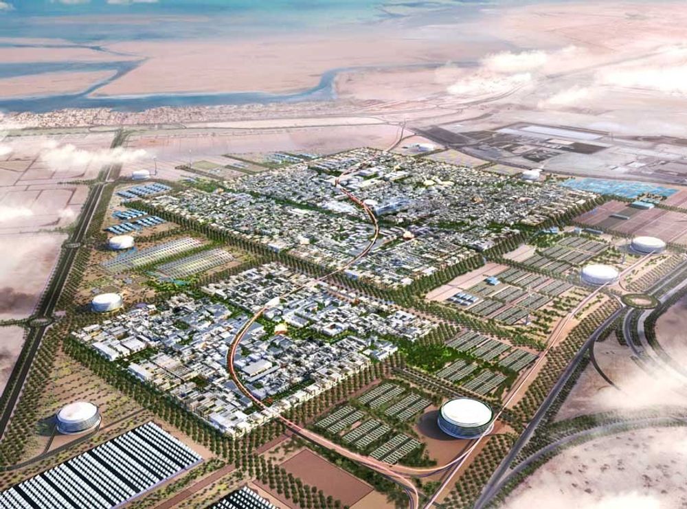 Fremtidsby: Masdar City ville blitt verdens første karbonnøytrale by.