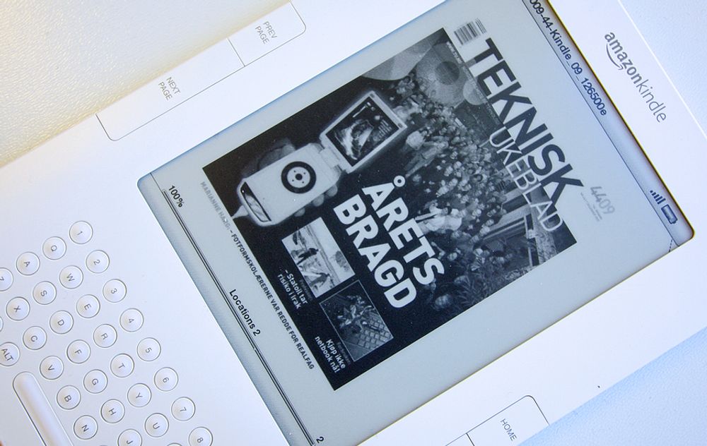 Årets siste utgave av Teknisk Ukeblad, nummer 44, er nå å finne i Amazons Kindle-butikk.