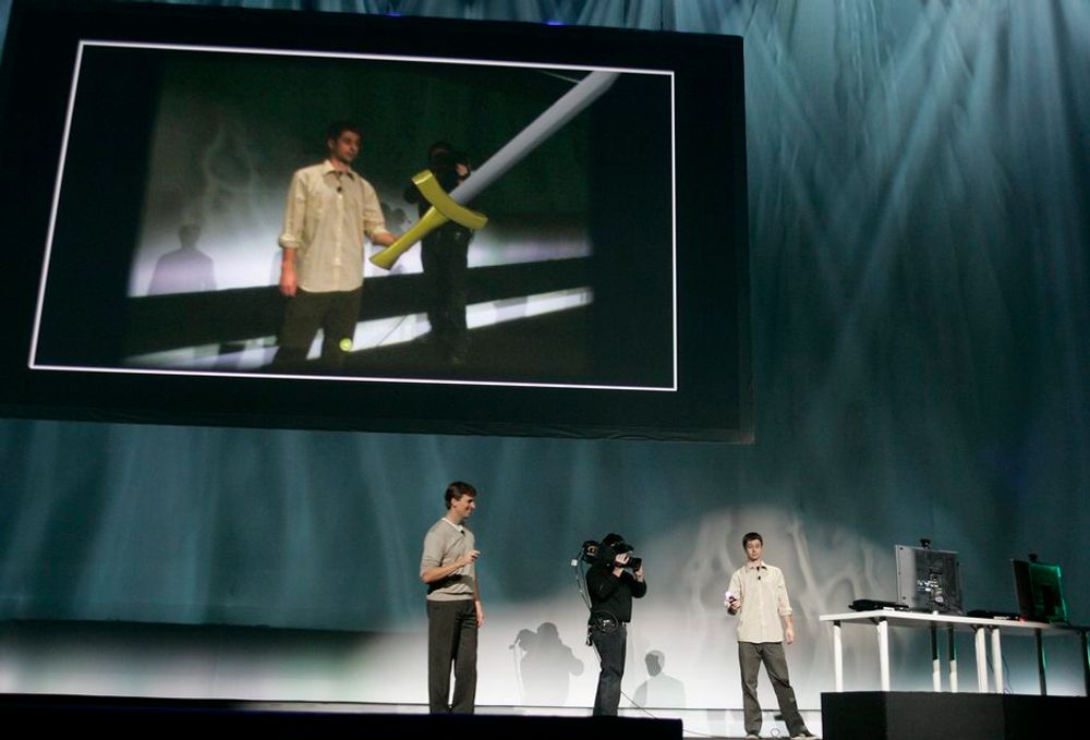 Sony demonstrerer sin nye bevegelsessensor på spillmessen E3.