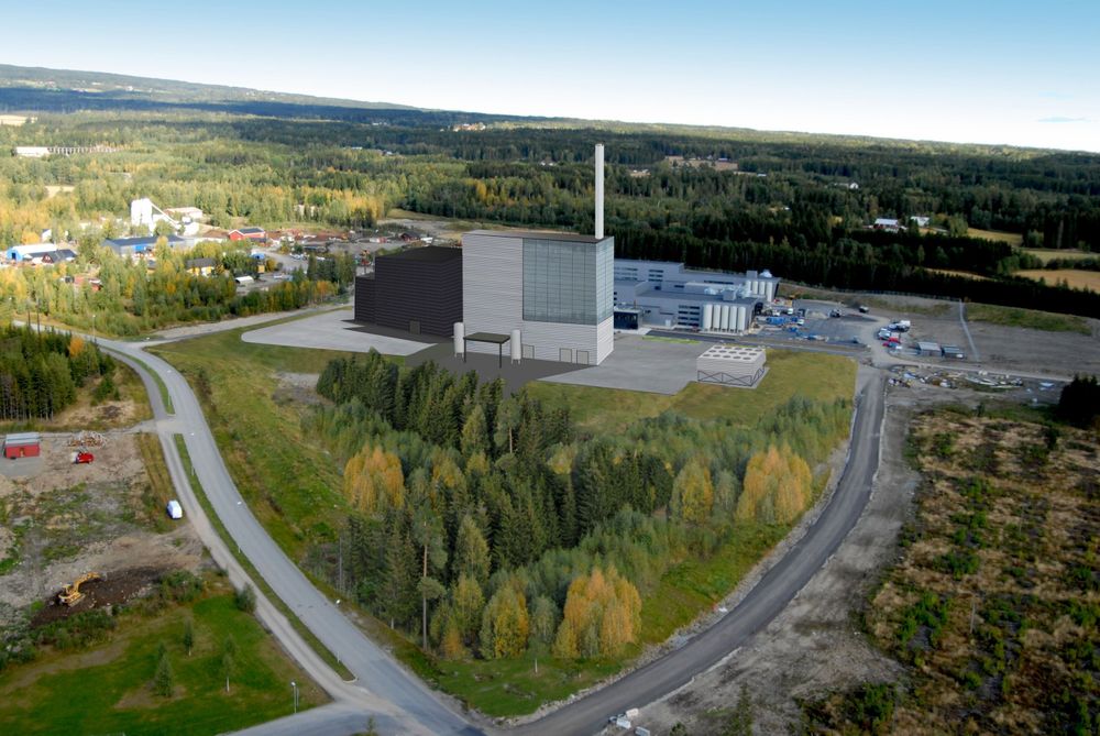 Trehørningen-anlegget på Hamar er Eidsivas største bioenergisatsing.