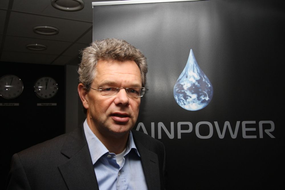 Svein Ole Strømmen, konsernsjef i Rainpower.