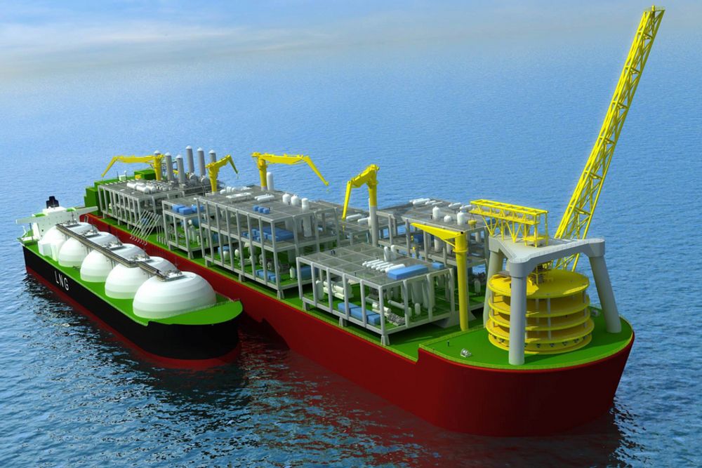 OPTIMISTER: Shell håper kontraktene vil bidra til at de iløpet av få år har klar en prototyp av et flytende LNG-prosessanlegg.