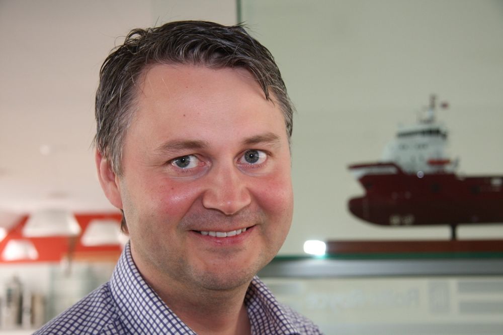 DESIGNER: Svein Kleven er sjef for skipsdesign ved Rolls-Royce i Ulsteinvik.