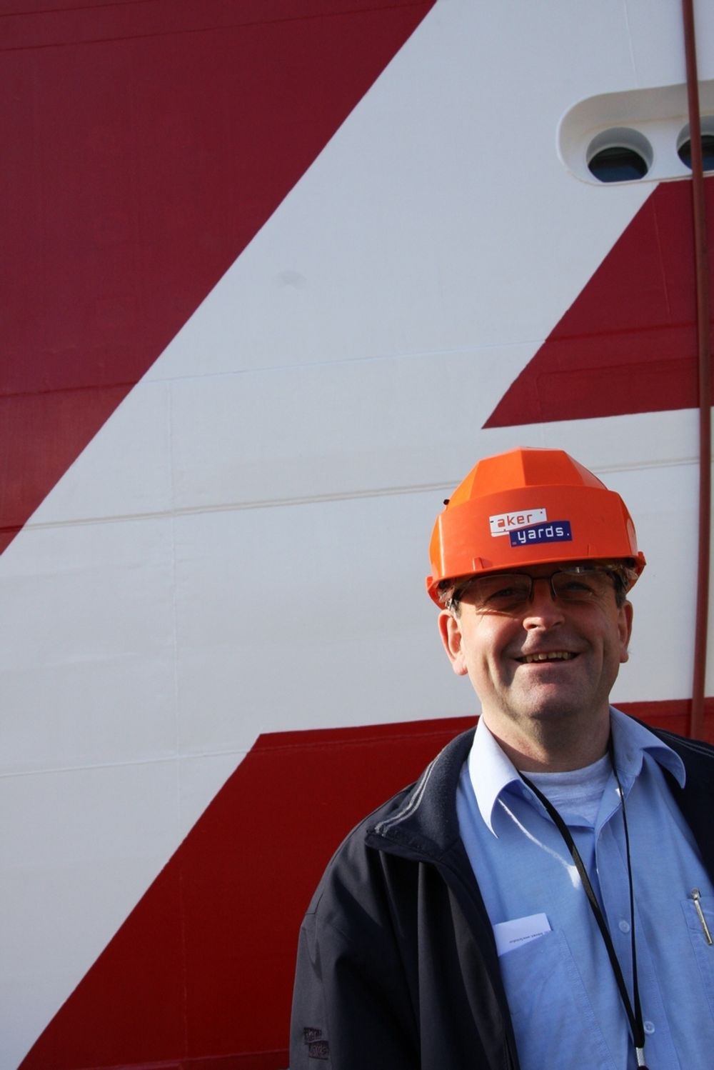 SPANDERER: Sjef for prosjektavdelingen  i Farstad Shipping , Børge Nakken,  er stolt over at rederiet legger  mange millioner kroner i frivillige miljøtiltak på hvert nytt skip.