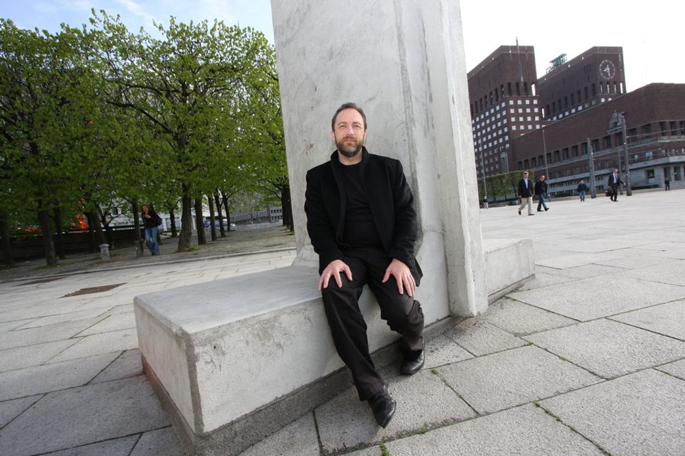 WIKIPEDIA-GRUNNLEGGER: Jimmy Wales.