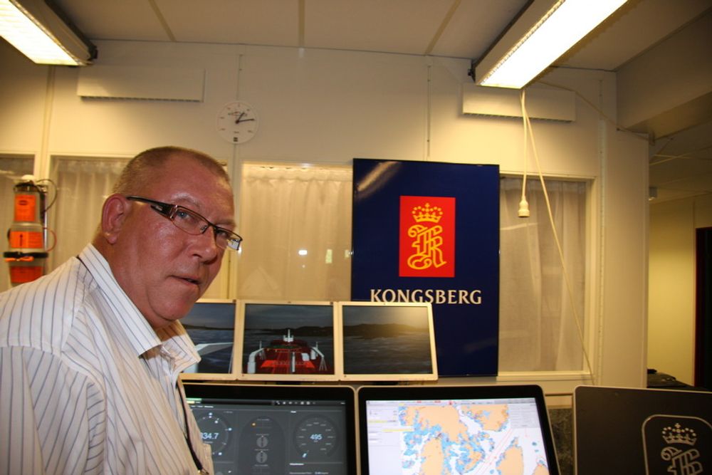VEKST: Bjørn Marthinsen, leder av prosjektavdelingen, Merchant Marine, Kongsberg Maritime, opplyser at markedet for refit er økt fra 6% til ca. 13 % på ett år.