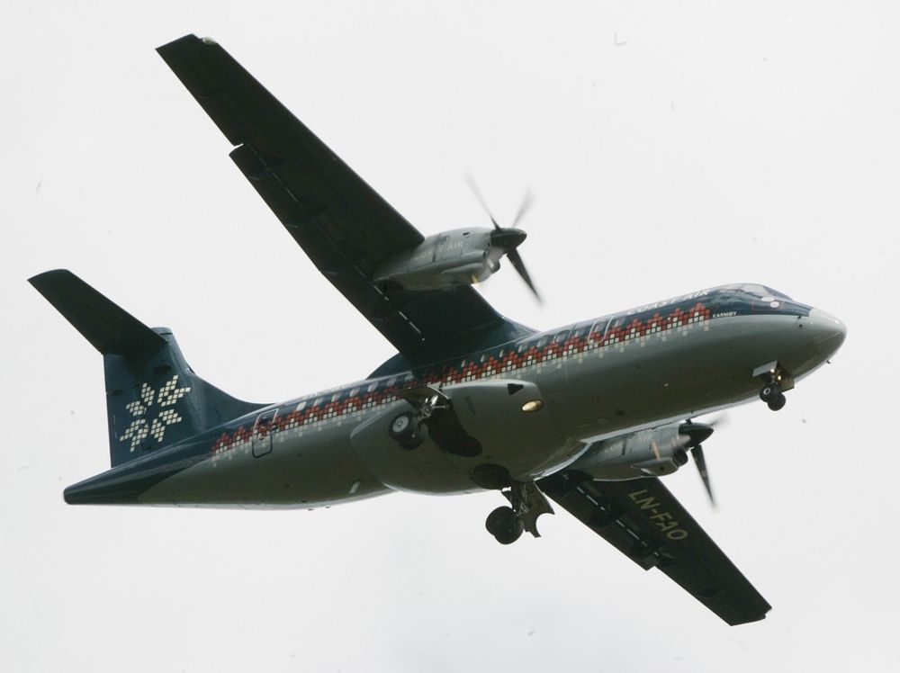 MISTET KONTROLLEN: Det var et Coast Air-fly av denne typen, ATR 42-320, som fikk problemer med ising. Flyselskapet gikk konkurs for ett år siden.