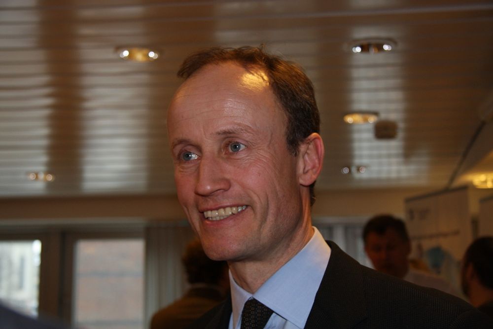 FORNØYD: Enova-sjef Nils Kristian Nakstad har 3,5 millarder å rutte med i år. Pengene skal gi mer fornyber energi og mer effektiv energibruk.