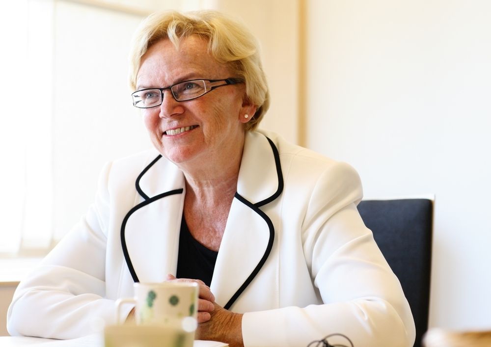 SIER NEI: Kommunalminister Magnhild Meltveit Kleppa sier nei til et bygningsdirektorat hun oppfatter som tungrodd og byråkratisk.