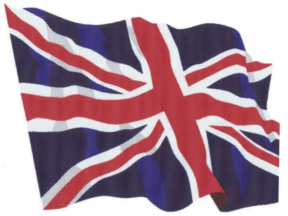 Det britiske flagget.