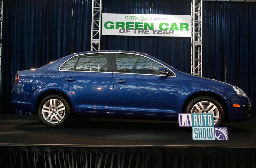 LA AUTO SHOW: Volkswagen Jetta 2009 TDI ble på messa kåret til Green Car Of The Year.