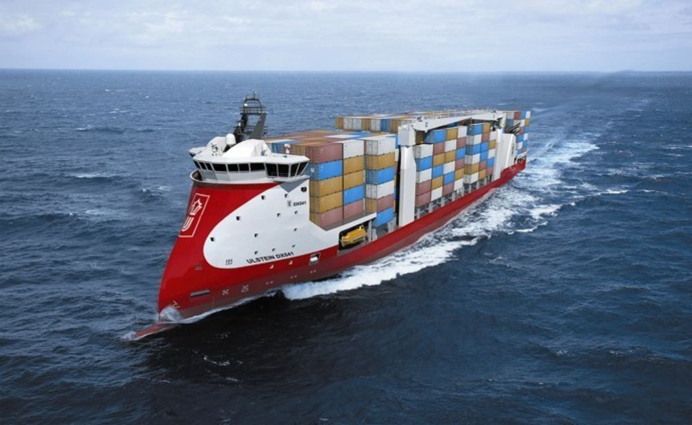 NESTE MARKED: Ulstein har utviklet containerskip for nærskipsfart, men foreløpig har ingen redere bestilt slike skip.