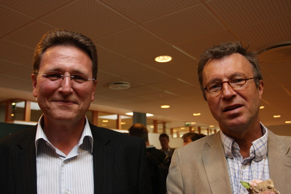 DROPP TV: ICE-direktør Matthias Peter og forskningsdirektør Torleiv Maseng fra FFI er skjønt enige om at mobilt bredbånd bør prioriteres.