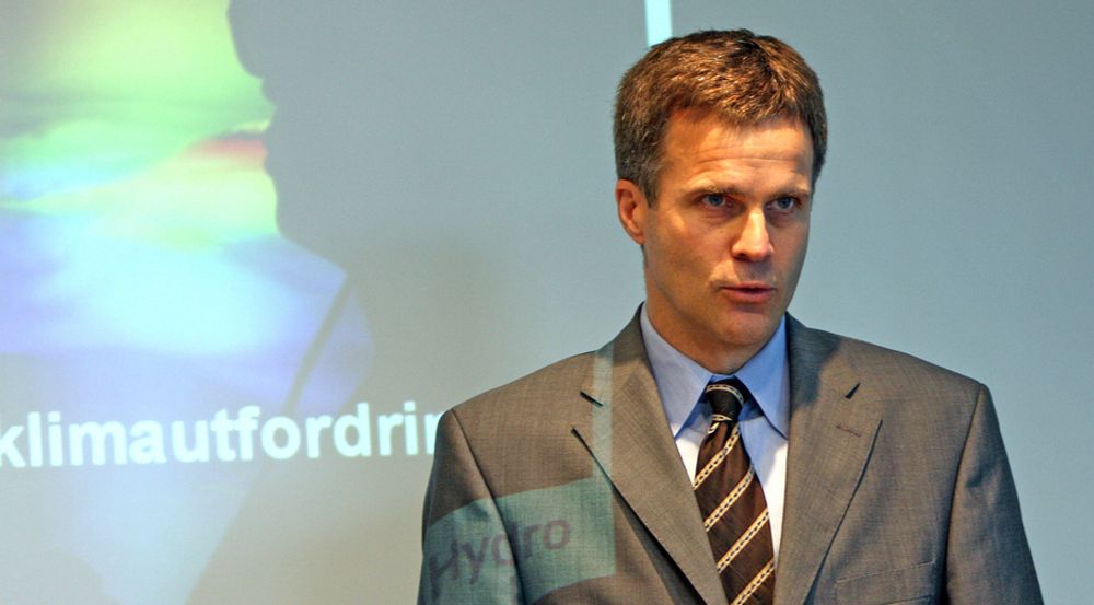 Konsernsjef Helge Lund i StatoilHydro.