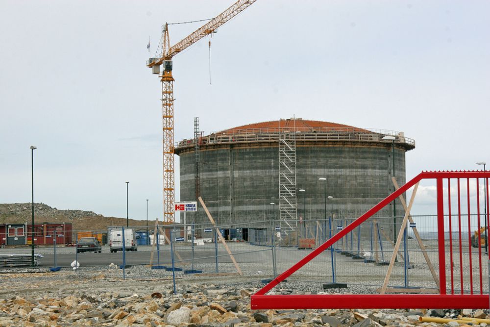 Lyses nye LNG anlegg i Risavika. tatt i juni 2008