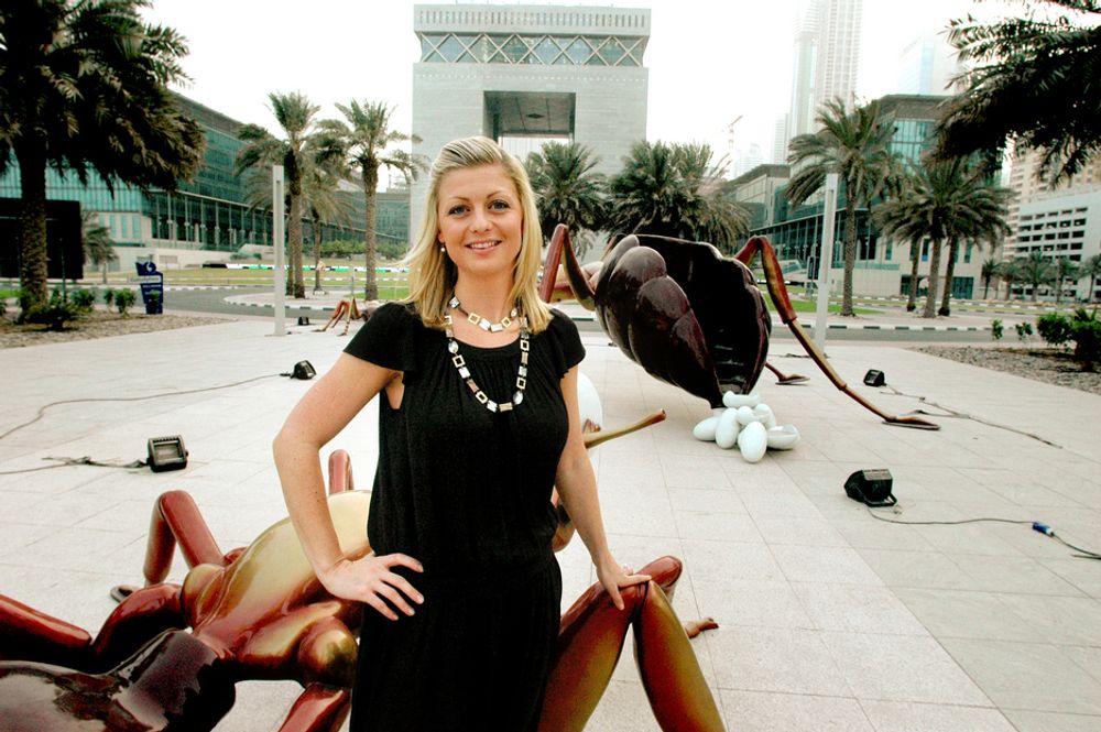 INTERNASJONAL: Etter å ha jobbet i London og New York, tjener Mari Olsen nå til livets opphold i Dubai.