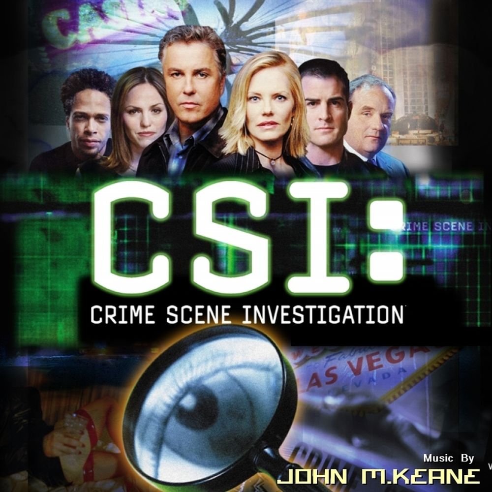 Reklamen for CSI Las Vegas, en av de mest populære TV-seriene både USA og Europa de siste åra.