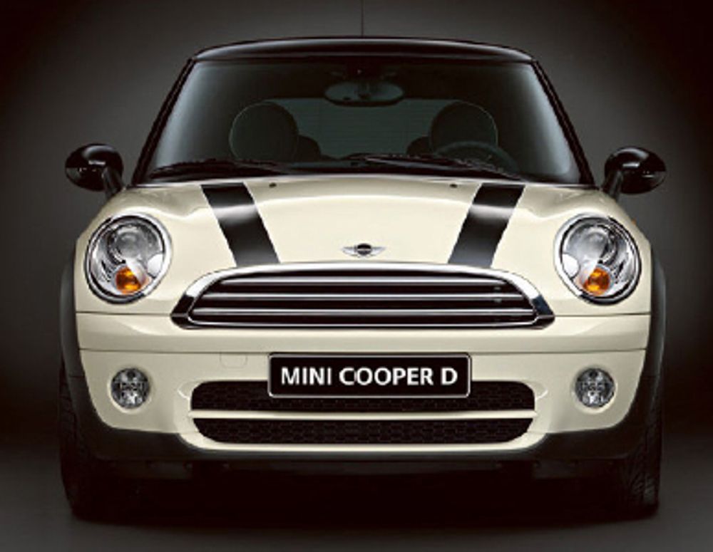 Mini Cooper D bruker minst drivstoff ifølge det danske veidirektoratets oversikt. Den har et forbruk på 0,39 l/mil.