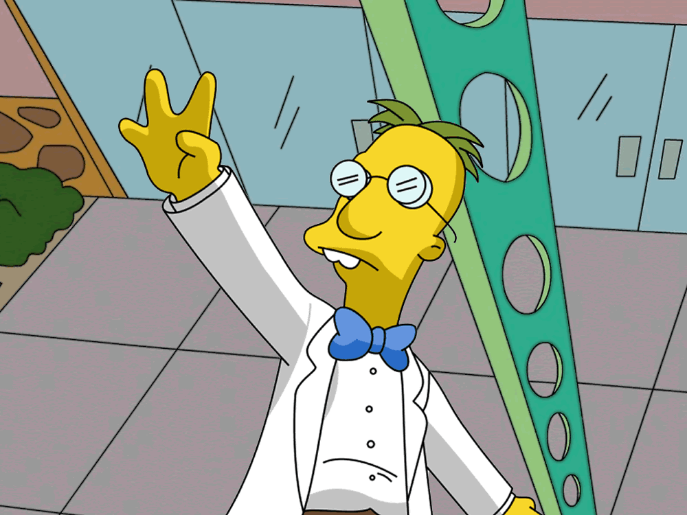 Professor Frink fra Simpsons er kanskje ikke noe forbilde?