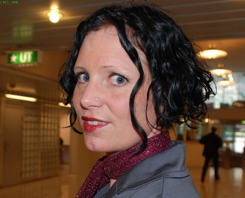 SAVN: Guri Størvold (32), statssekretær i Olje- og energidepartementet, har gode minner om lyriske morgenstunder med NRKs Knut Olsen.