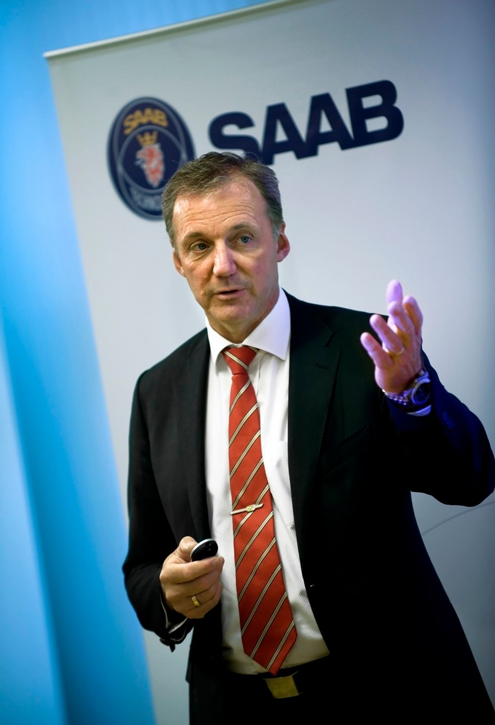 Åke Svensson, konsernsjef i JAS Gripen-produsent Saab.