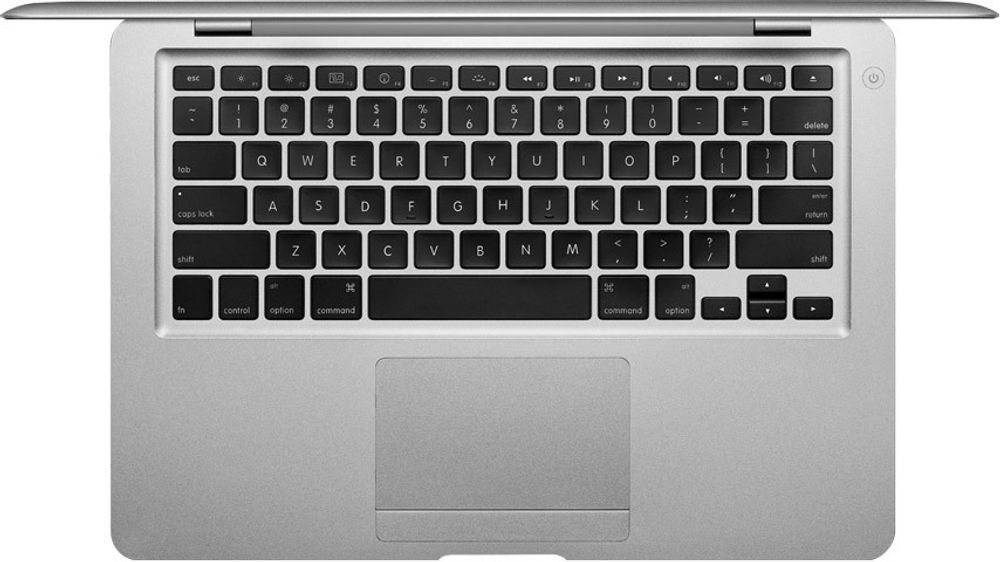 MacBook Air - sett ovenfra.