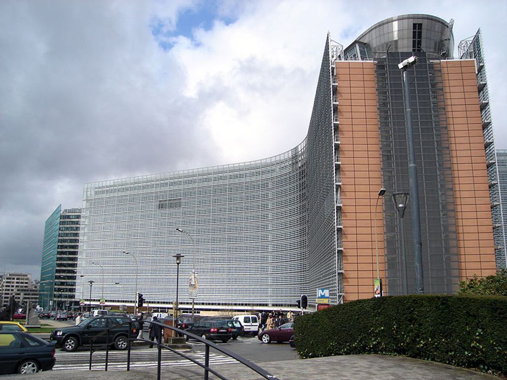 EU-kommisjonens hovedkontor - Berlaymont-bygningen i Brüssel.