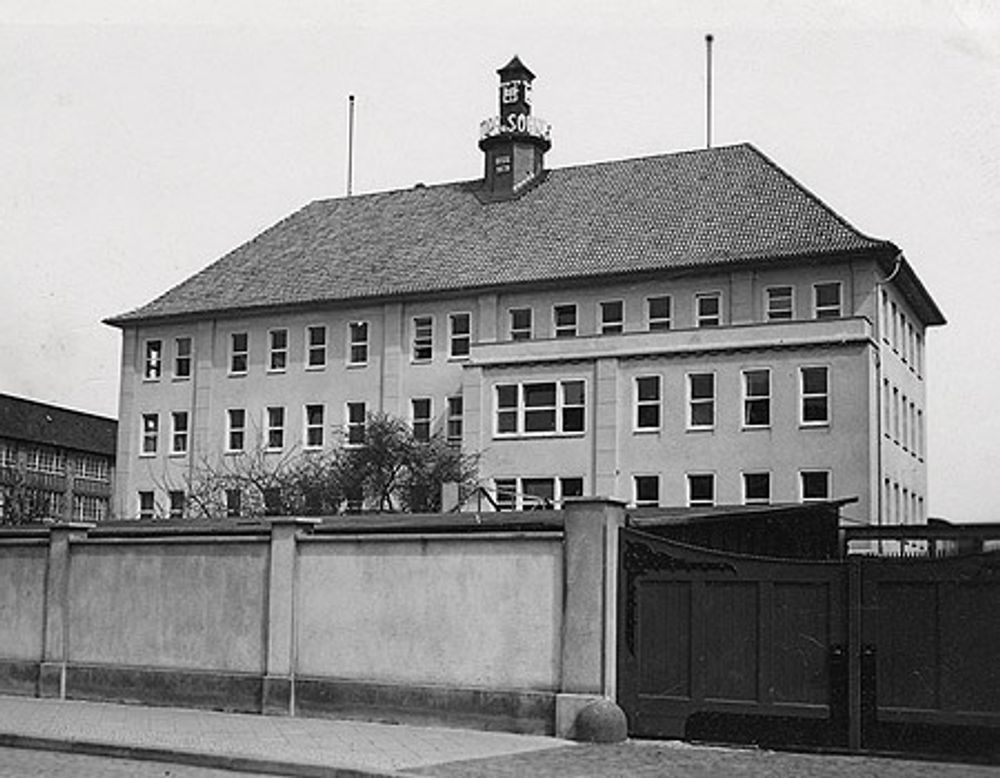 DA: Topf & Söhne-bygget i Erfurt på 40-tallet.