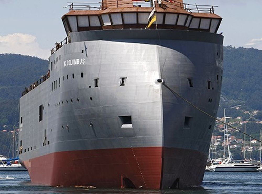 Ulsteins X-Bow ble sjøsatt i Spania tirsdag 3. juni.