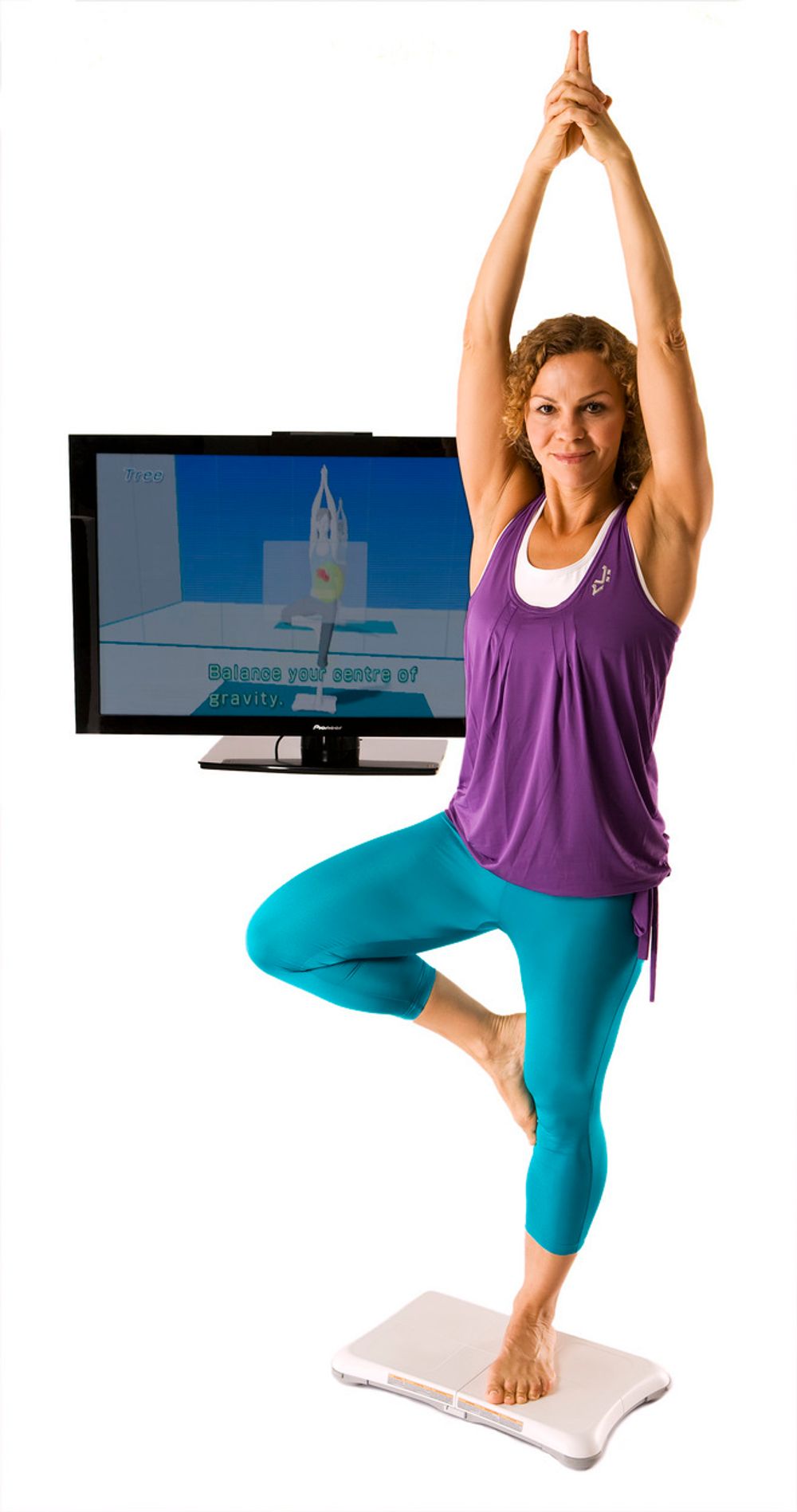 Yoga er blant aktivitetene Wii Fit byr på. Og du får kyndig veiledning fra din virtuelle trener.