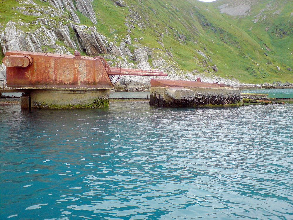 Vraket av Murmansk, Sørøya, Finnmark.