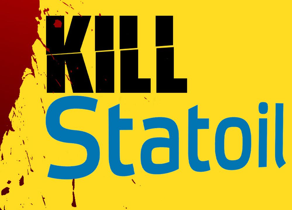 DOMENEGØY: StatoilHydro er spenstigere enn vi trodde. Blir navnet KillStatoil kan de jo hente inspirasjon til ny logo fra Kill Bill?