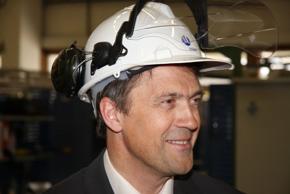 Eivind Reiten, avtroppende konsernsjef i Norsk Hydro