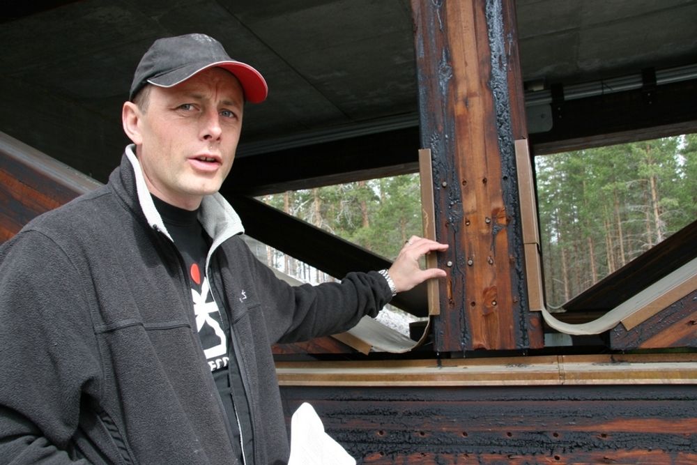Rune Abrahamsen, Sweco, under inspeksjon av Kjøllsæterbrua