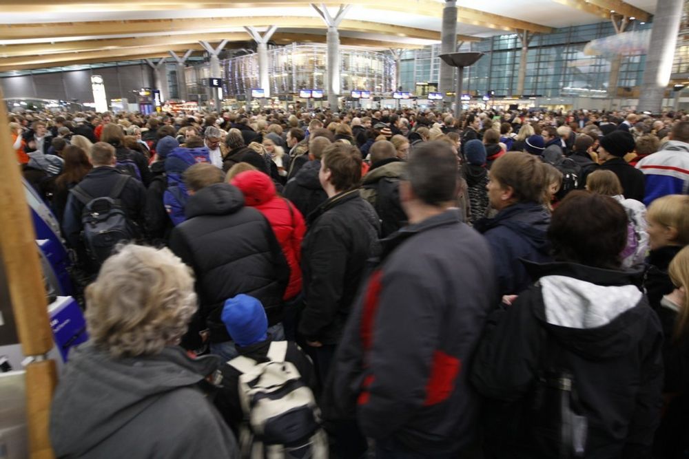 Før jul var det store forsinkelser og kaotiske tilstander inne i terminalen på Oslo lufthavn Gardermoen. Om fire år skal kapasiteten være nær doblet.