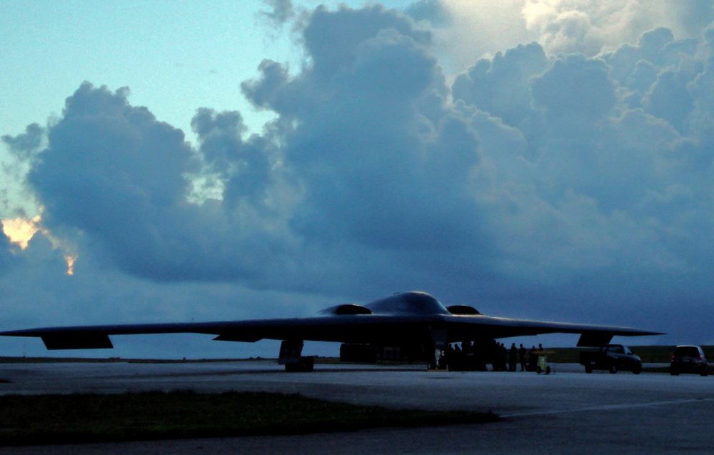 Det var her på Andersen-flyplassen på Guam at det første B-2-flyet gikk tapt.