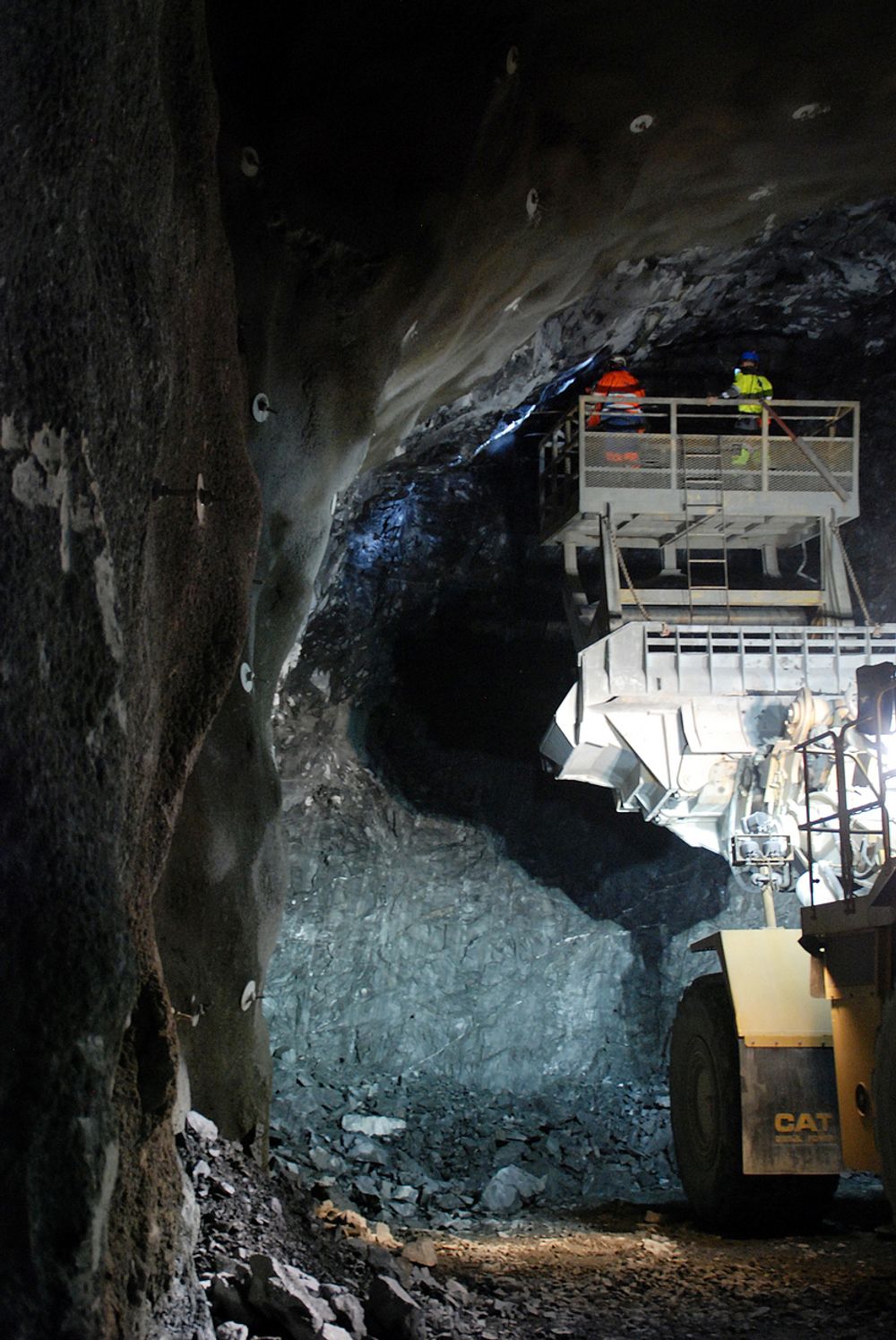 MOT GJENNOMSLAG: Skanska har drevet 420 meter tunnel i retning Fossveien på entreprisen Sandvika Øst. Allerede i februar/mars satser de på gjennomslag. Det er et par måneder tidligere enn det som var planlagt i utgangspunktet.
