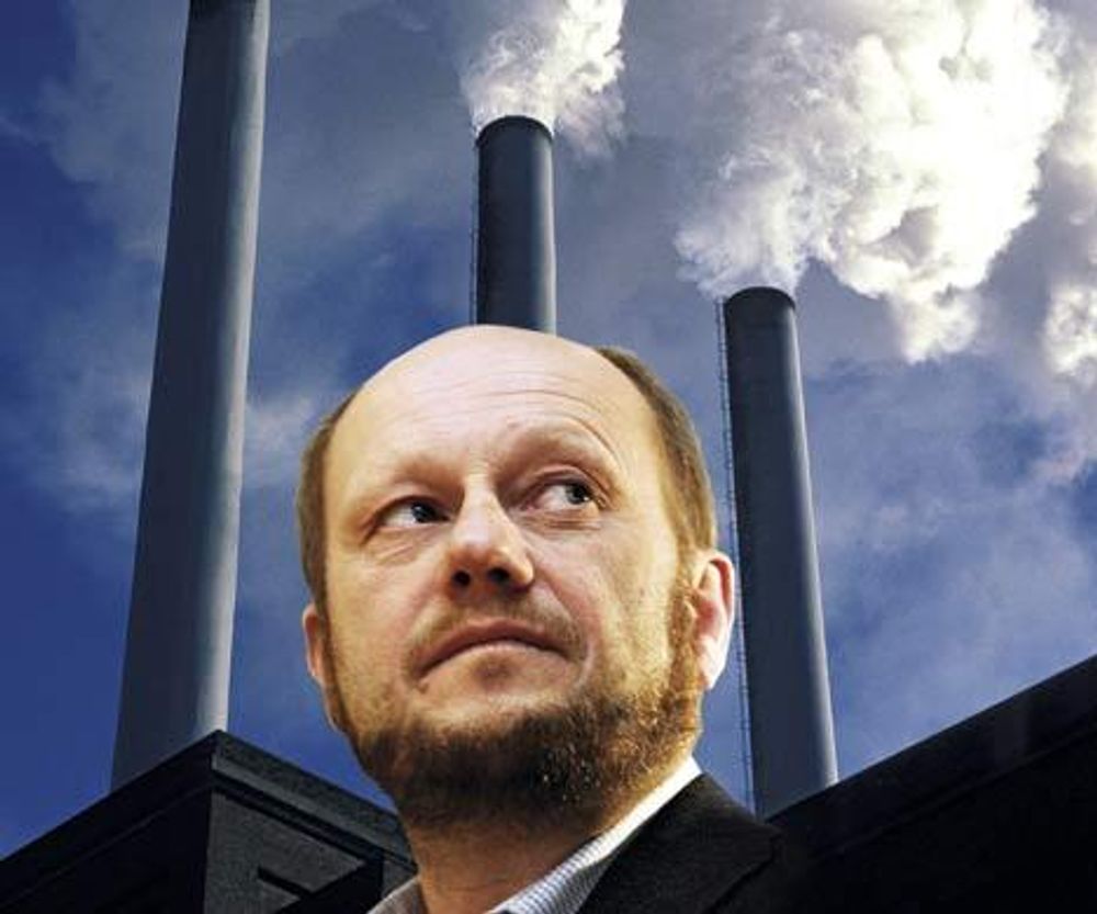 Administrerende direktør i Norsk Industri, Stein Lier Hansen, frykter at Norhge ikke blir med i EUs klimakvoteprogram. Fotomontasje: Simen Håkonsen