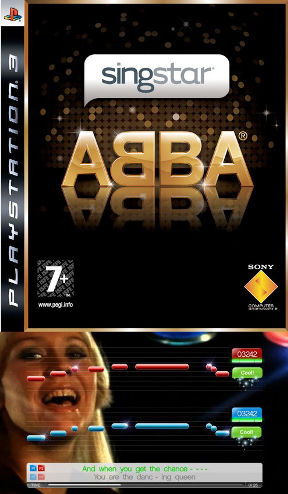 SINGSTAR ABBA: Filmmusikalen Mamma Mia har igjen brakt ABBA tilbake i rampelyset, og snart kommer også en Singstar-versjon med de populære svenskene. Spillet vil ha mellom 20 og 30 låter fra bandets hitrekke, og kommer ikke overraskende til både PS2 og PS3, i god tid før julesalget.