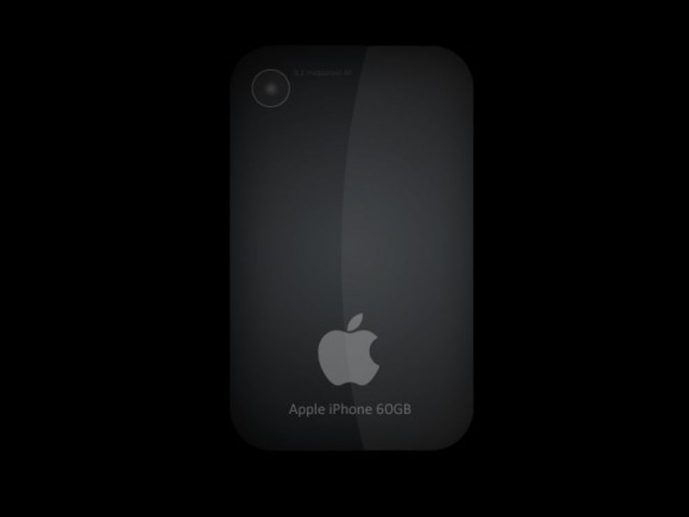 MANIPULERT?: Slashphone viser bilde av det som angivelig skal være en 60 gigabytes iPhone. Bildet ser hjemmesnekret ut.