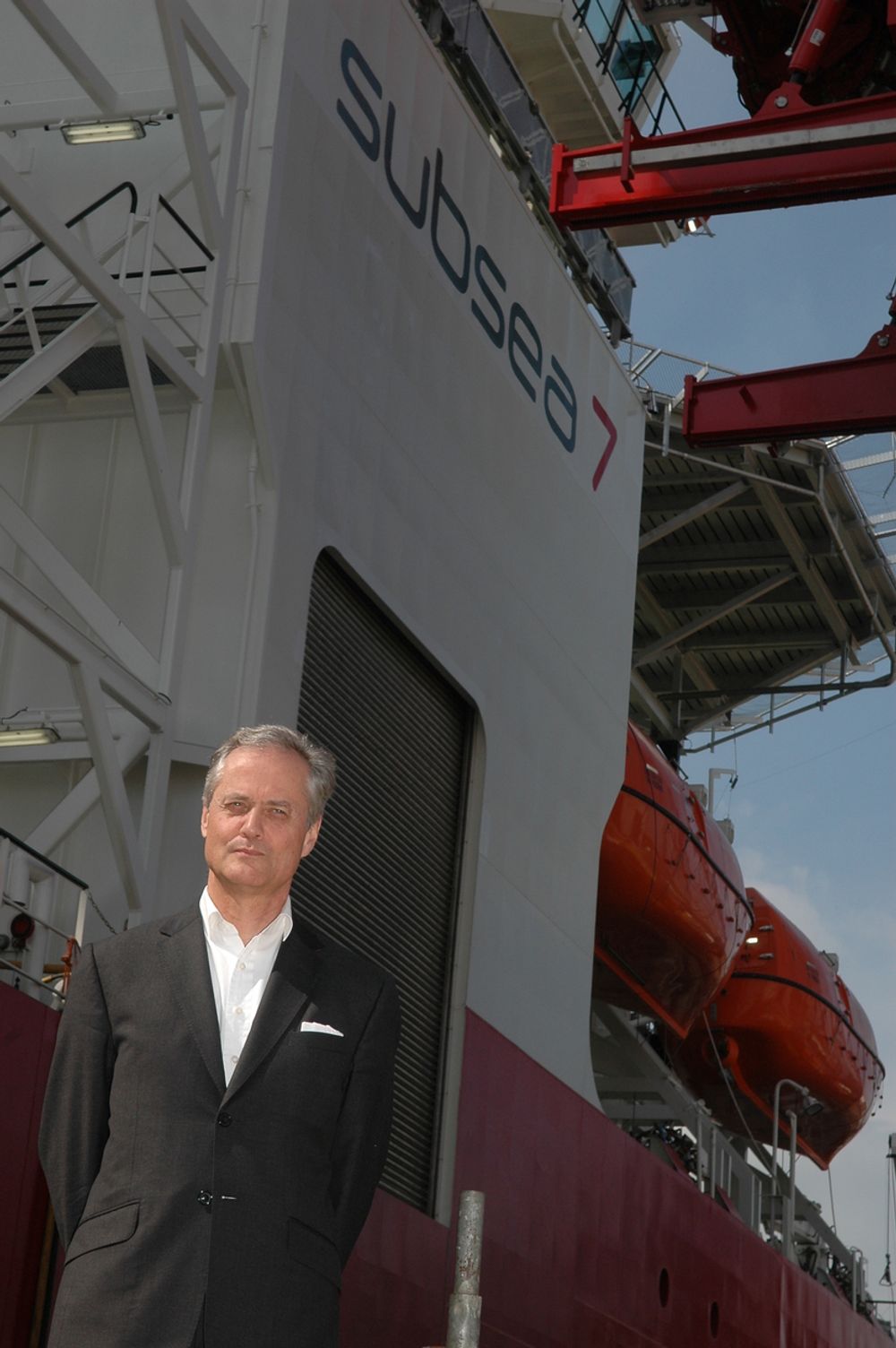 SER UT OG NED: Kristian Siem har kontroll med Subsea Seven. Et av verdens fremste selskaper i innen undervannsinstallasjoner..